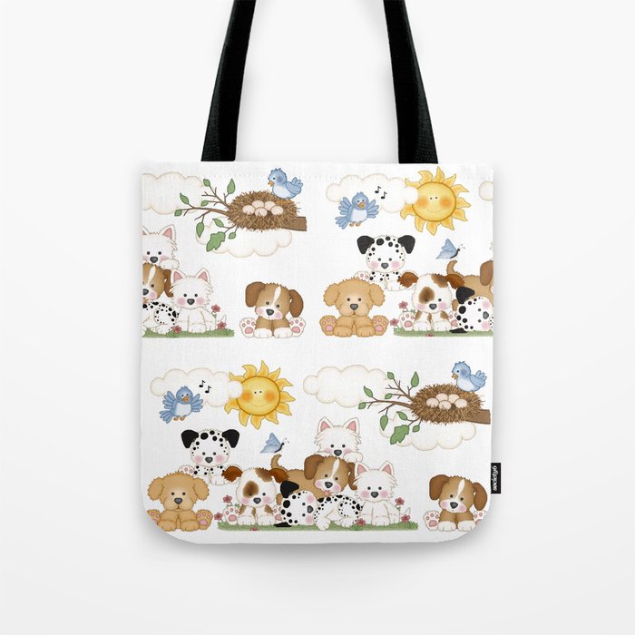 Puppy Dog Nursery Tote Bag
