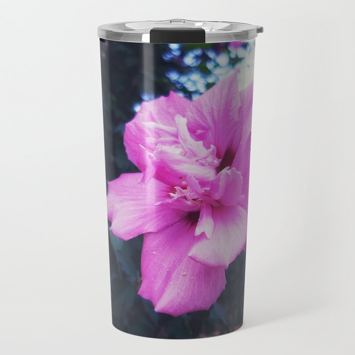 Flower pink tropical Travel Mug