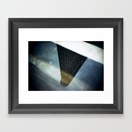 Flatiron Puddle Reflection Framed Art Print