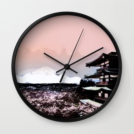 Japanese Landscape  Wall Clock | Painting, Landscape 