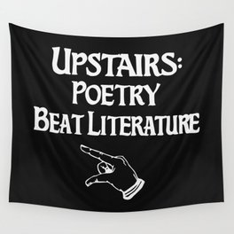 Poetry and Beat Generation Literature Wall Tapestry