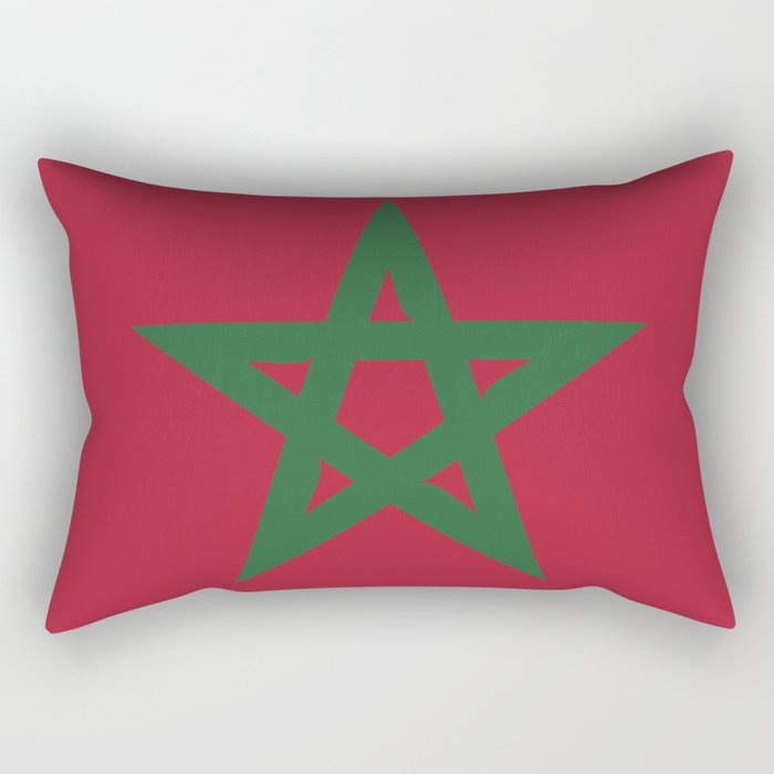 Morocco flag emblem Rectangular Pillow