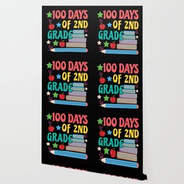 Days Of School 100th Day 100 Books Read 2nd Grader Wallpaper
