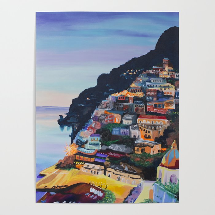 Amalfi Coast in Italy Poster