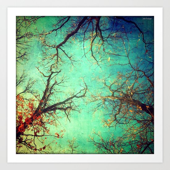 Dance of the trees Art Print