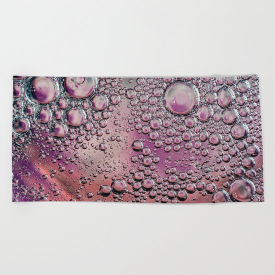 Oil and water Beach Towel