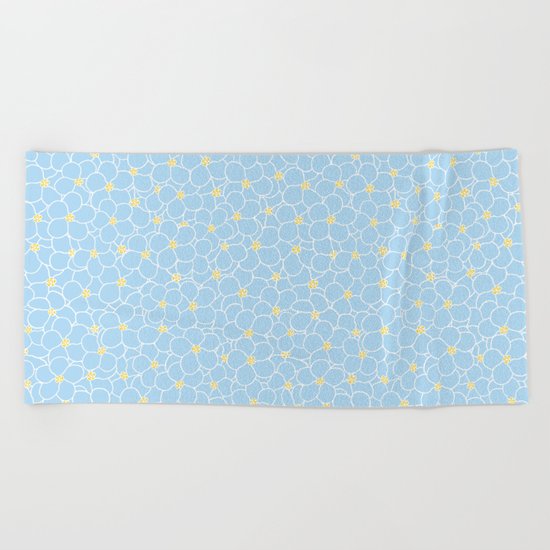 Forget Me Knot Sky Beach Towel