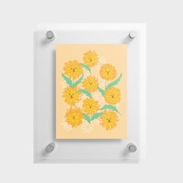 Cheery Dandelions Floating Acrylic Print
