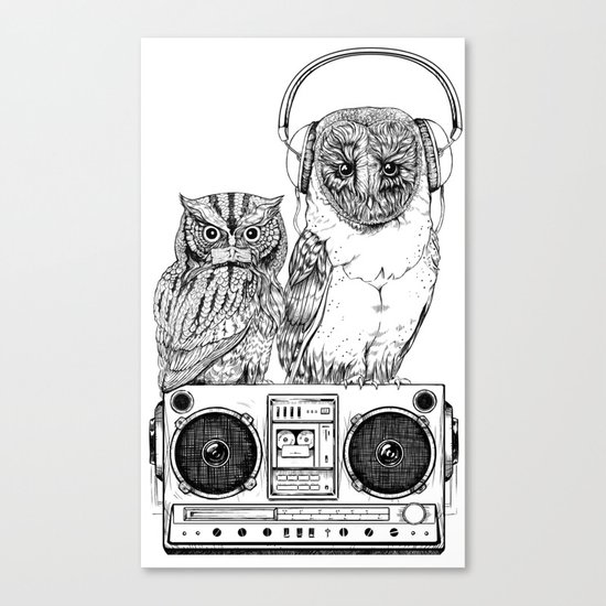 Silent Night ANALOG zine Canvas Print