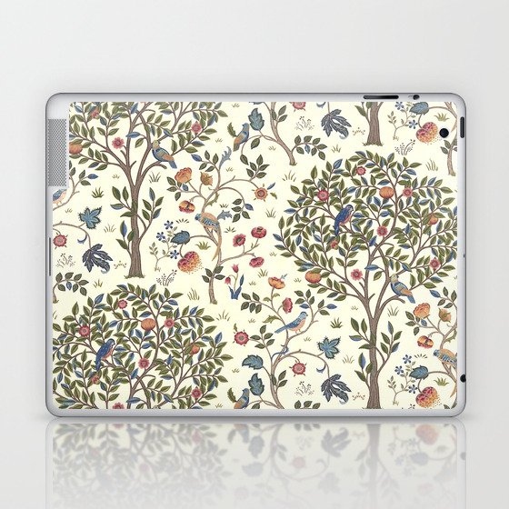 William Morris Vintage Kelmscott Tree Antique Art Laptop & iPad Skin