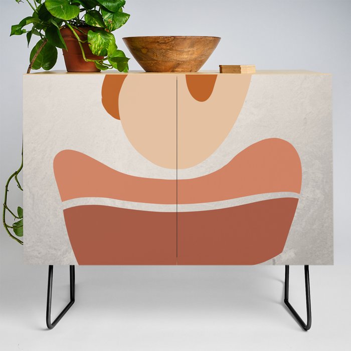Abstrack Shapes Texture Background Credenza