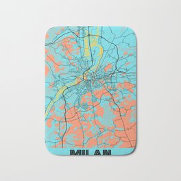 Milan city Bath Mat