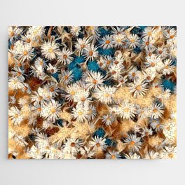 Chamomille floral pattern Jigsaw Puzzle