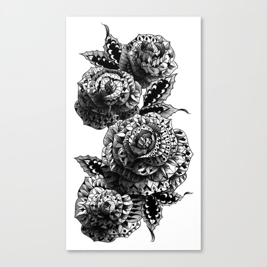 Four Roses Canvas Print