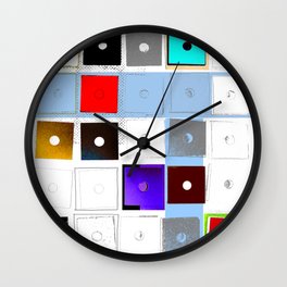 Opposites Are Attractive Wall Clock