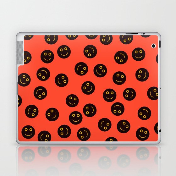 I am fine Smiley face Pink Laptop & iPad Skin