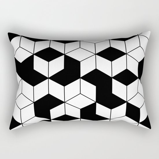 Cubed Rectangular Pillow