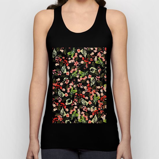 Watercolor Nature Pattern #society6 #decor #buyart Unisex Tank Top