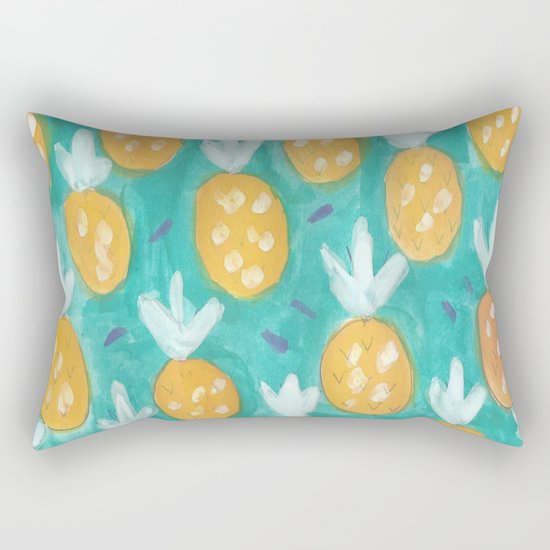 Fresh Pineapples Rectangular Pillow