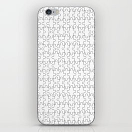 JIGSAW PUZZLE PATTERN BACKGROUND. iPhone Skin