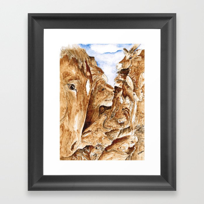 Spirit Canyon Framed Art Print