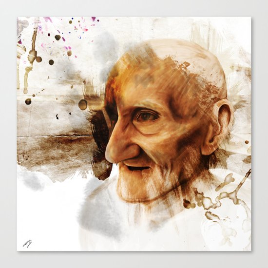 The Old man Canvas Print