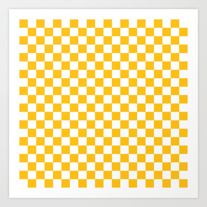 Checkers 11 Art Print