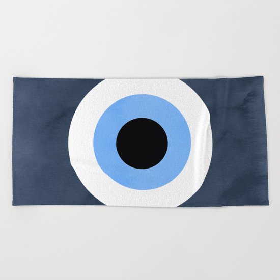 Evil Eye Beach Towel