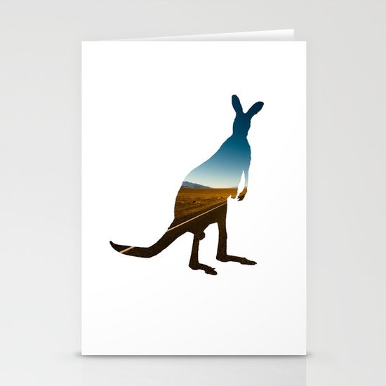 kangaroooo Stationery Cards