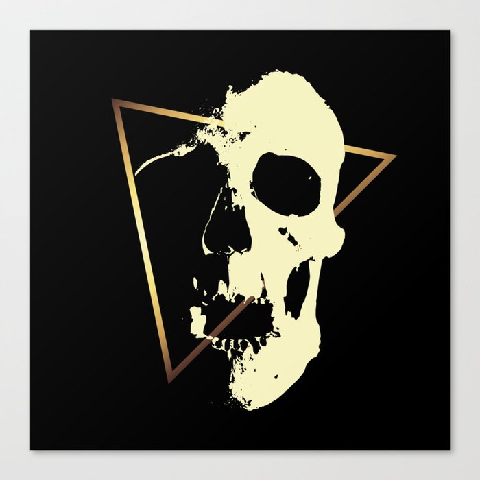 Gold Skull v2 Canvas Print