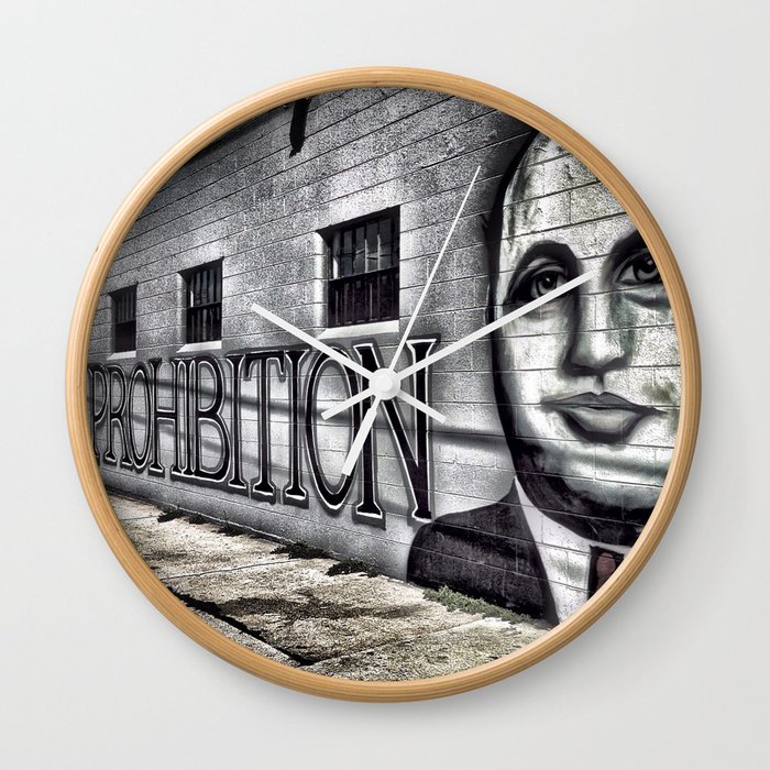 Prohibition Wall Clock