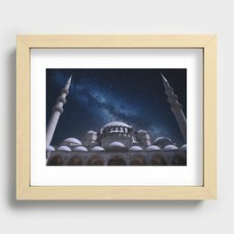 Blue mosque Istanbul Recessed Framed Print