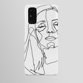 LINE ART FEMALE PORTRAITS III-I-I Android Case