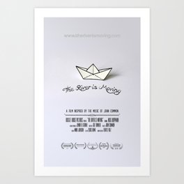 The River is Moving - POSTER Art Print