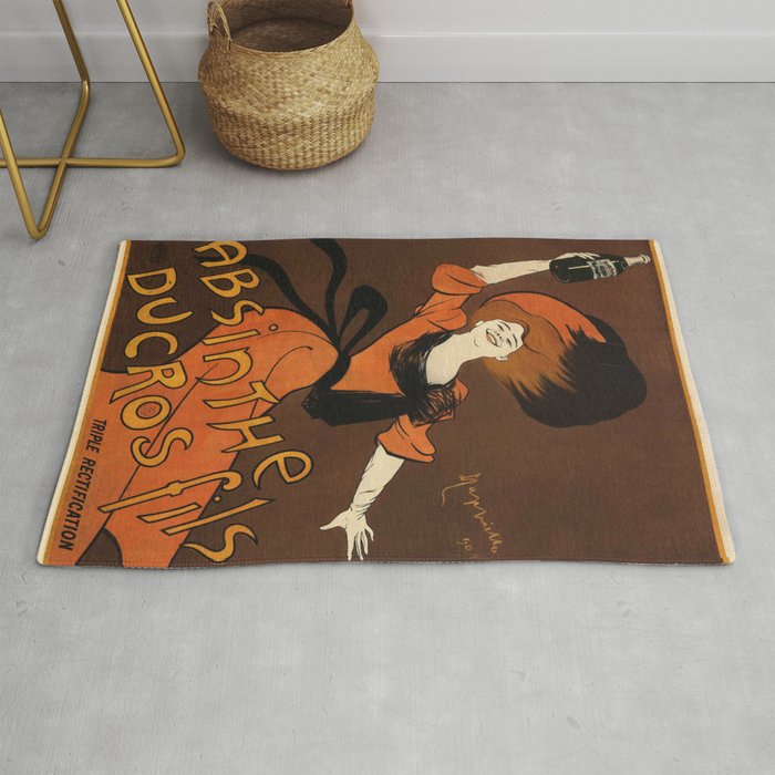 Absinthe-Ducros vintage French poster Rug