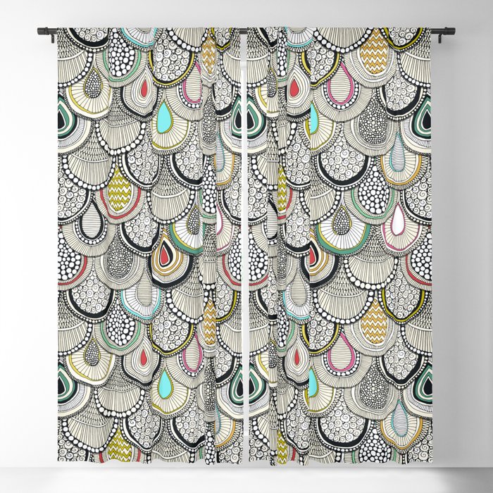dragon scales Blackout Curtain
