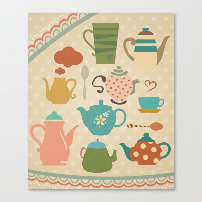 Tea Party Canvas Print