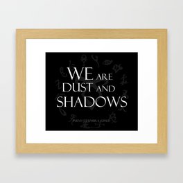 Shadowhunter Framed Art Print
