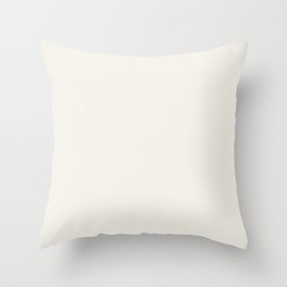 Alabaster - Soft Color Throw Pillow
