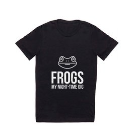 Frogs My Nighttime Gig Frog Hunting  T Shirt