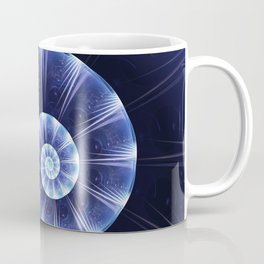 Blue Spiral Coffee Mug