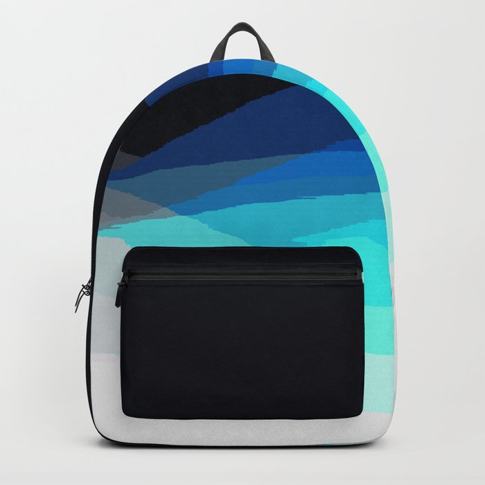 Aqua Black Ombre Backpack