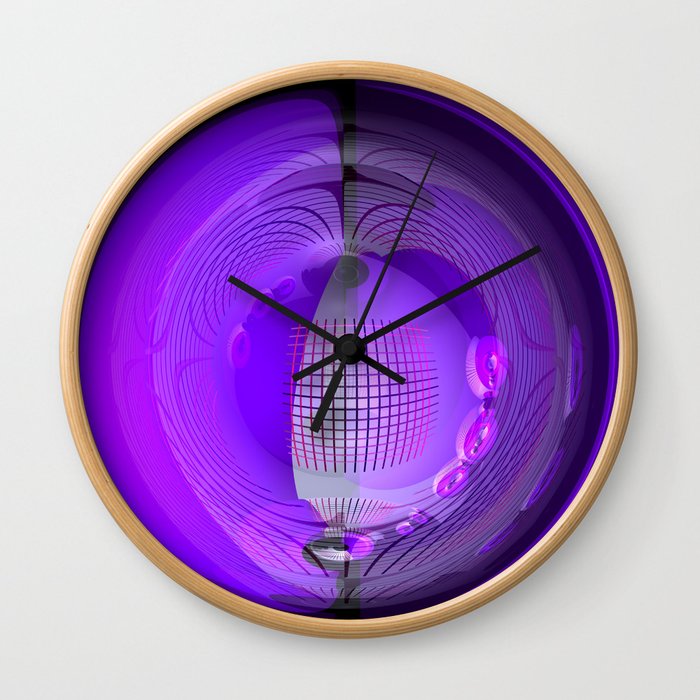 light, glass and colors -5- Wall Clock