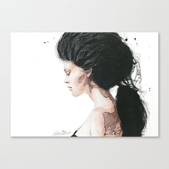 Torn to shreds Canvas Print