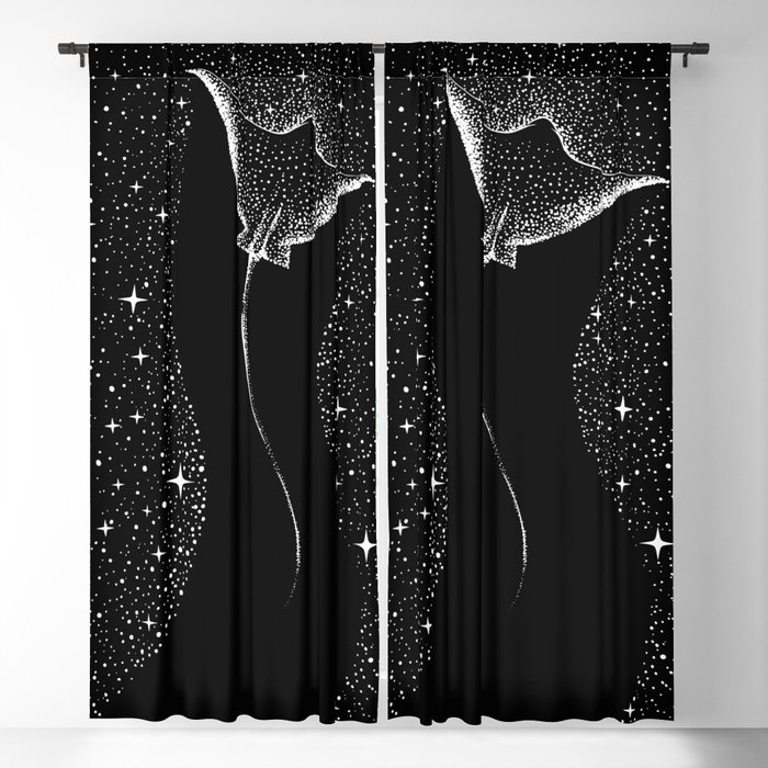 Star Collector (Black Version) Blackout Curtain