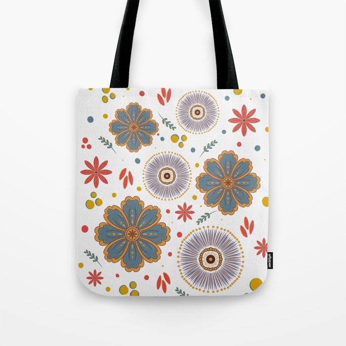 Floral Art Tote Bag