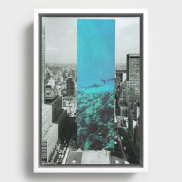 High-rise prospects Framed Canvas