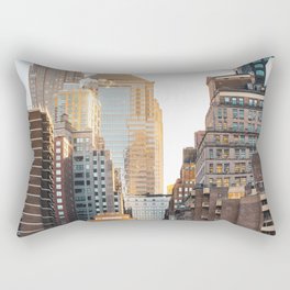 New York City Golden Hour | Architecture and Travel Photography Rectangular Pillow