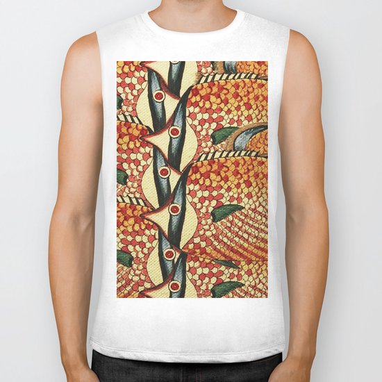 Crowd Fish Biker Tank
