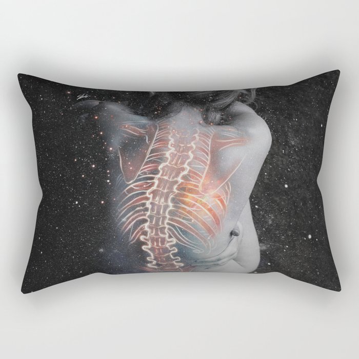Scoliosis. Rectangular Pillow